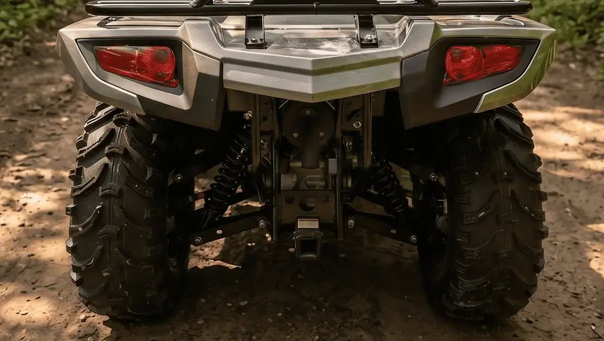7-inch Suspension Travel on an Alterra 450 ATV