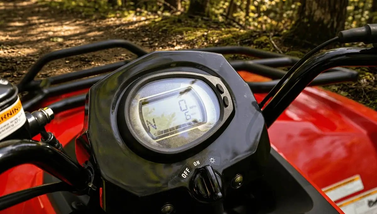 Digital Gauge on an Alterra 450 ATV
