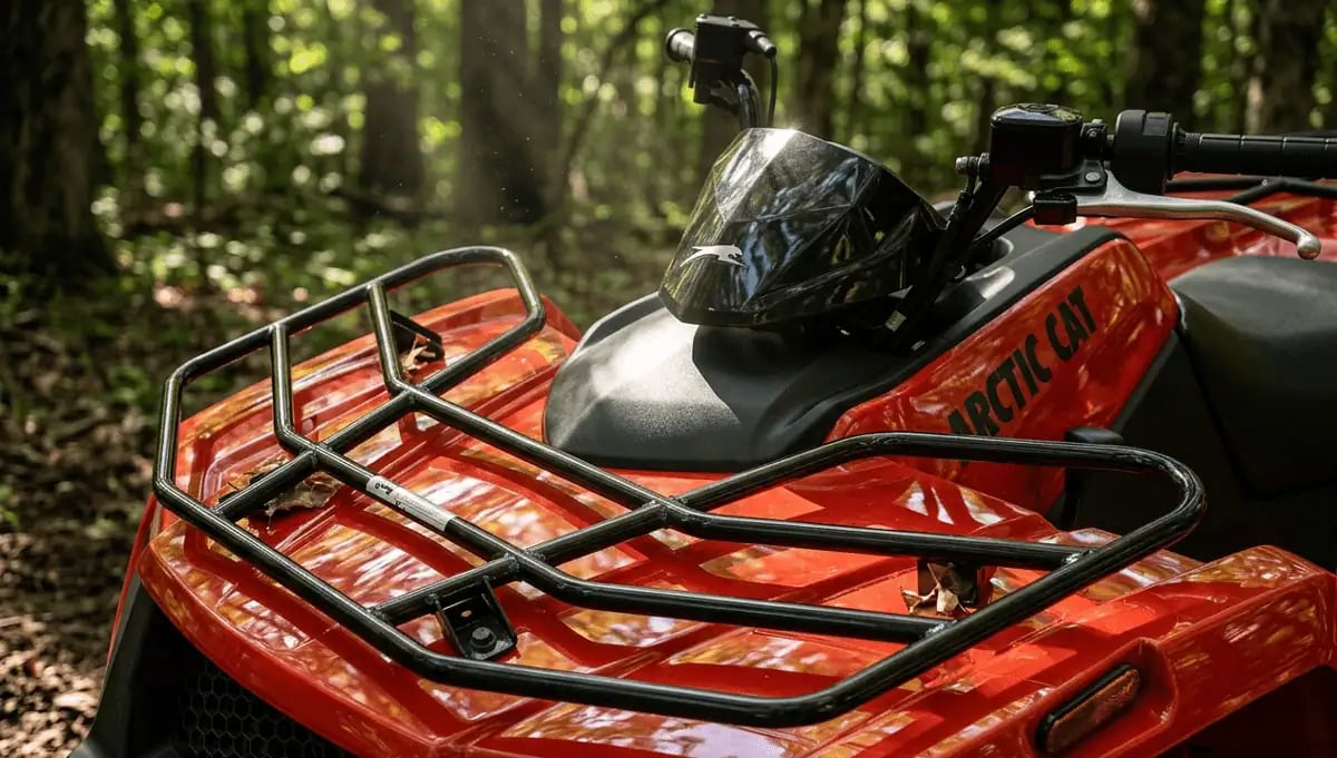 FRONT AND REAR STEEL RACKS