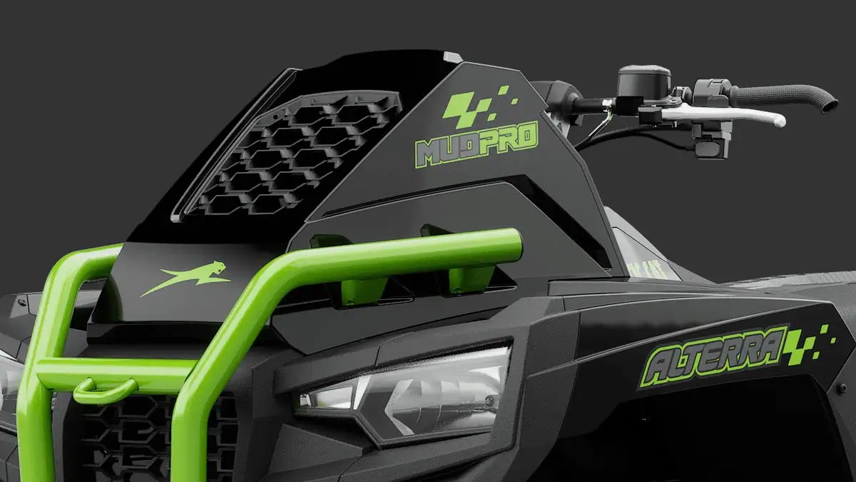 RELOCATED RADIATOR & SNORKELS
