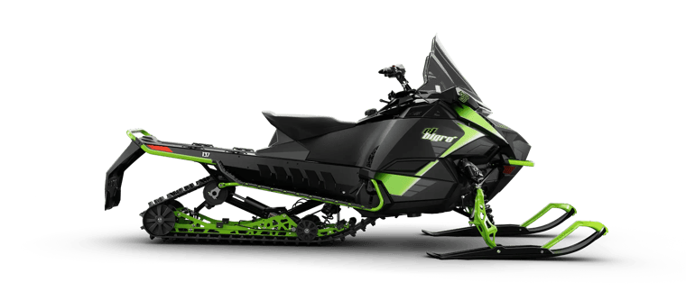ZR 858 El Tigre 137 w/Arctic Cat G8 Display, Black/Green