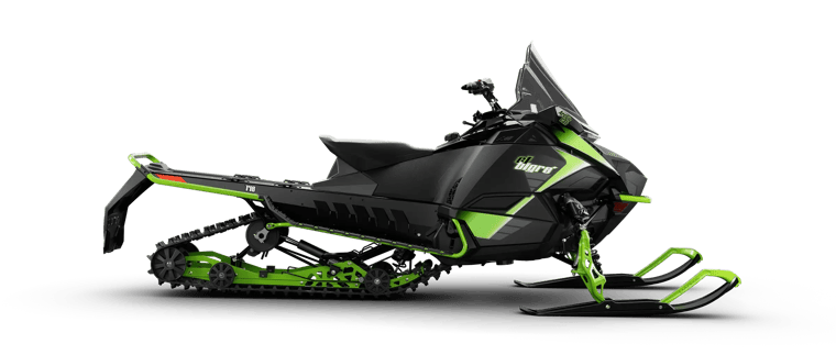 ZR 858 El Tigre 146 w/Arctic Cat G8 Display, Black/Green