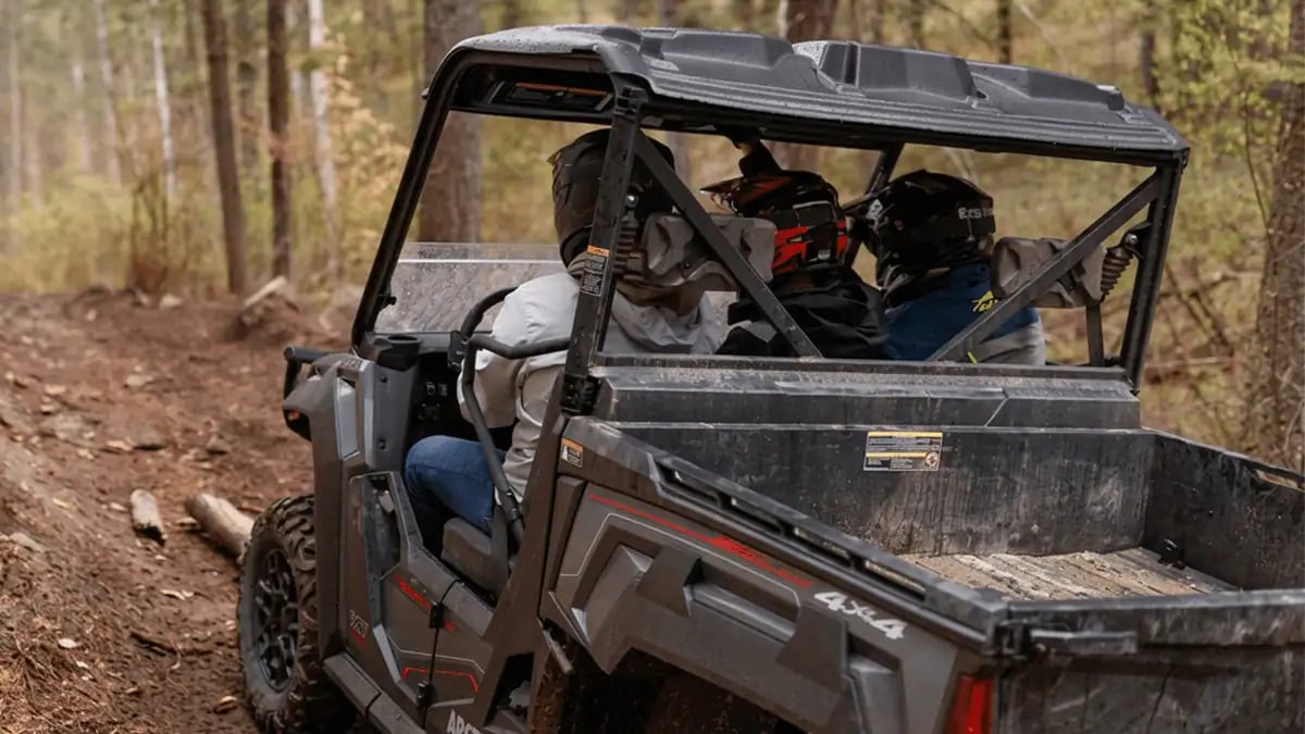 3 Passengers in Prowler Pro side by side