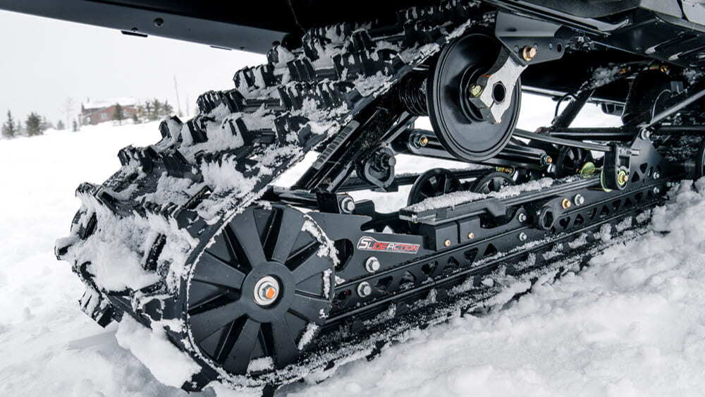 SLIDE-ACTION™ Rear Suspension