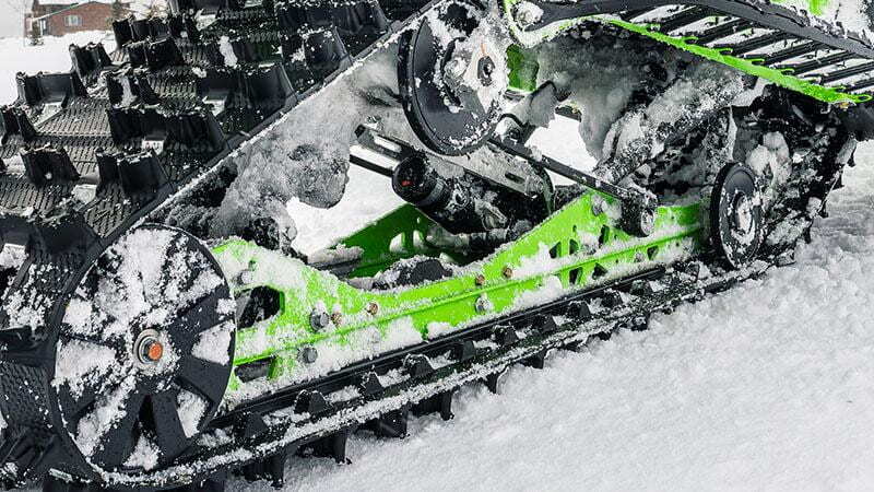 SLIDE-ACTION™ Rear Suspension