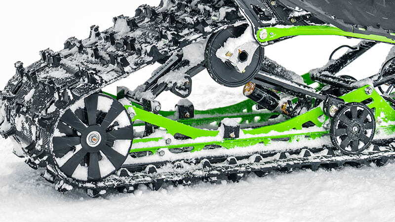 Slide-Rail Rear Suspension
